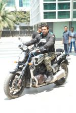Madhavan snapped on his cool Yamaha  bike on 17th May 2015